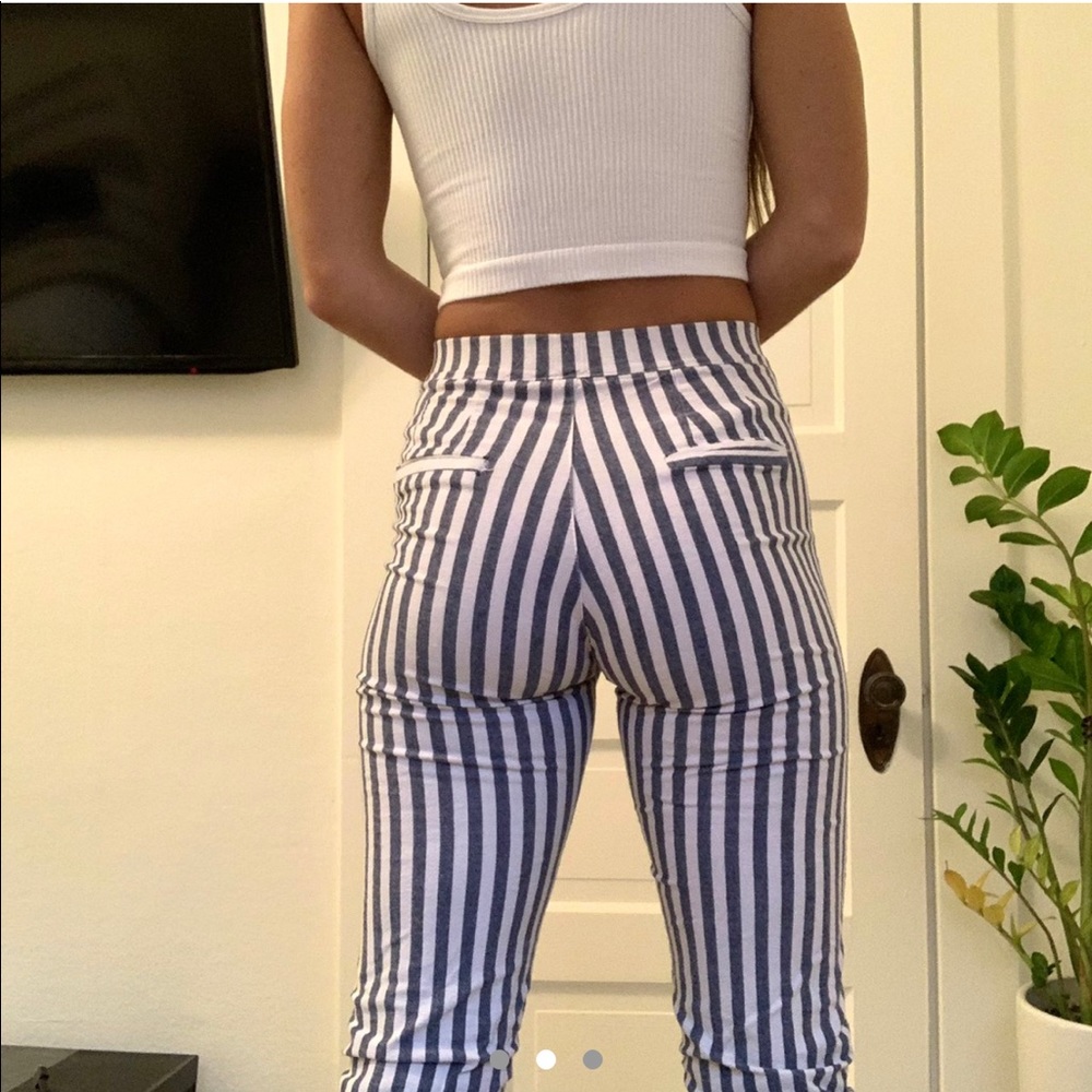 Brandy Melville Striped Trousers